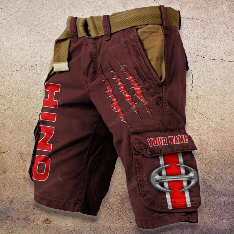 Sportswearmerch Hino Truck Denim Short For Fan