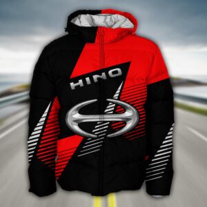 Sportswearmerch Hino Truck Puffer Jacket For Fan