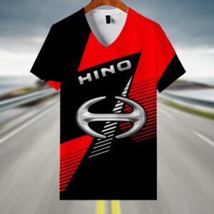Sportswearmerch Hino Truck V-neck Women T-shirt For Fan