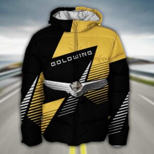 Sportswearmerch Honda Goldwing Motorcycle Puffer Jacket For Fan