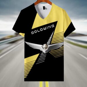 Sportswearmerch Honda Goldwing Motorcycle V-neck Women T-shirt For Fan