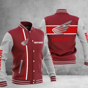 Sportswearmerch Honda Motorcycle Baseball Jacket For Fan