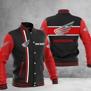 Sportswearmerch Honda Motorcycle Baseball Jacket For Fan