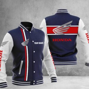 Sportswearmerch Honda Motorcycle Baseball Jacket For Fan