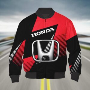 Sportswearmerch Honda Motorcycle Bomber Jacket For Fan
