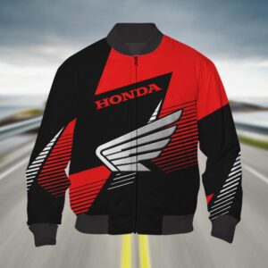 Sportswearmerch Honda Motorcycle Bomber Jacket For Fan