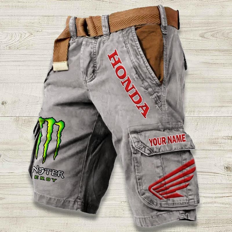 Sportswearmerch Honda Motorcycle Denim Short For Fan