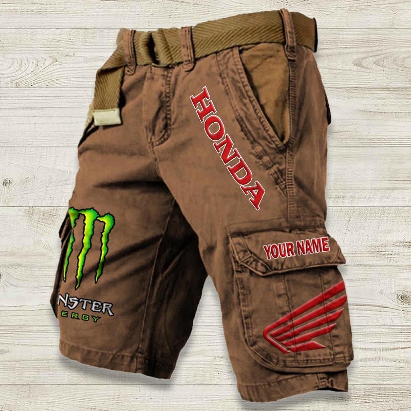 Sportswearmerch Honda Motorcycle Denim Short For Fan
