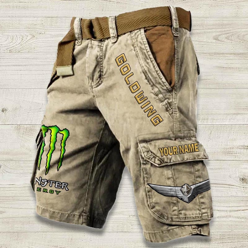 Sportswearmerch Honda Motorcycle Goldwing Motorcycle Denim Short For Fan