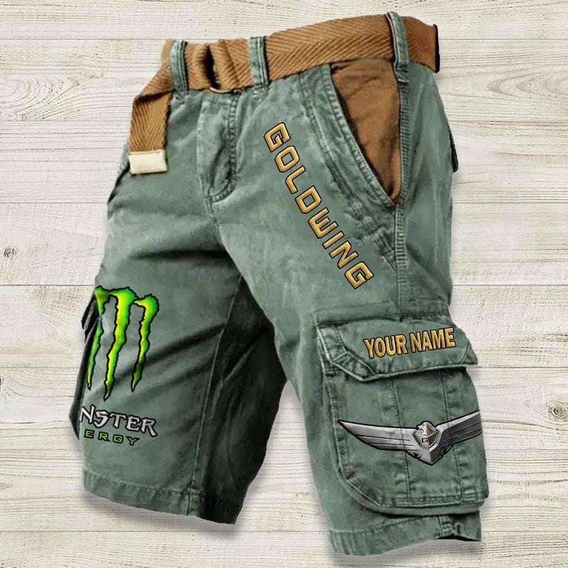 Sportswearmerch Honda Motorcycle Goldwing Motorcycle Denim Short For Fan