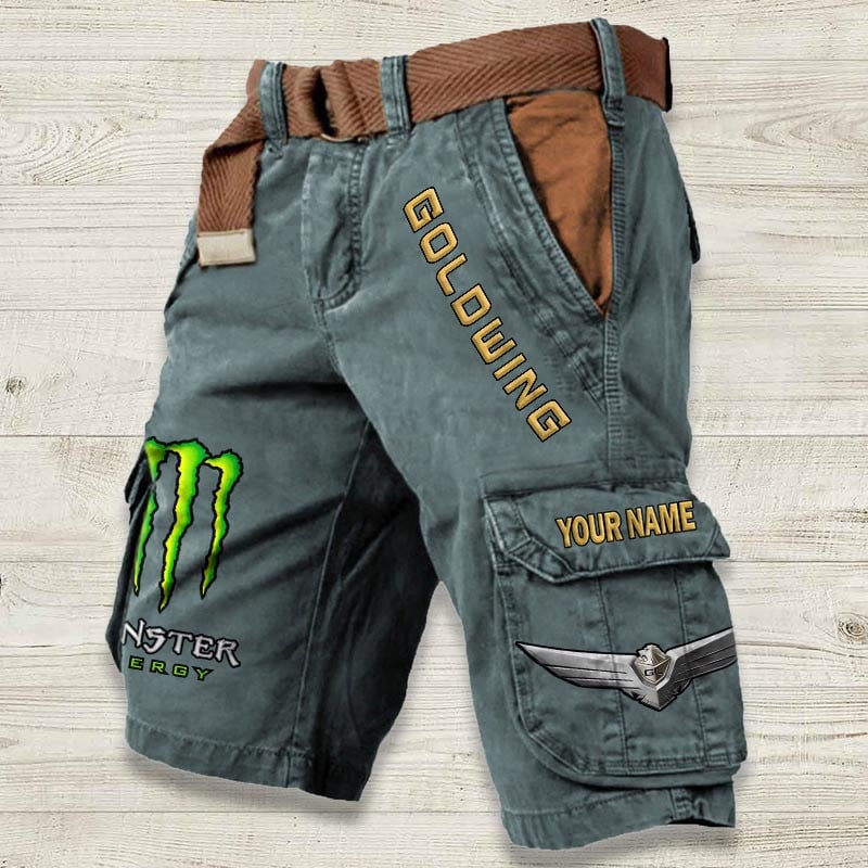 Sportswearmerch Honda Motorcycle Goldwing Motorcycle Denim Short For Fan