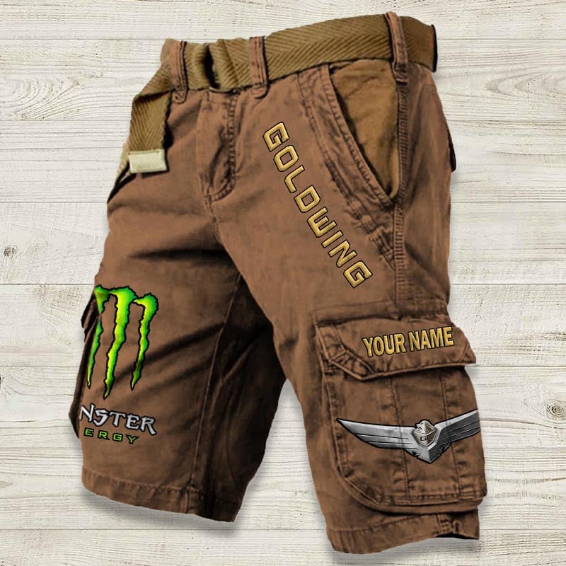 Sportswearmerch Honda Motorcycle Goldwing Motorcycle Denim Short For Fan