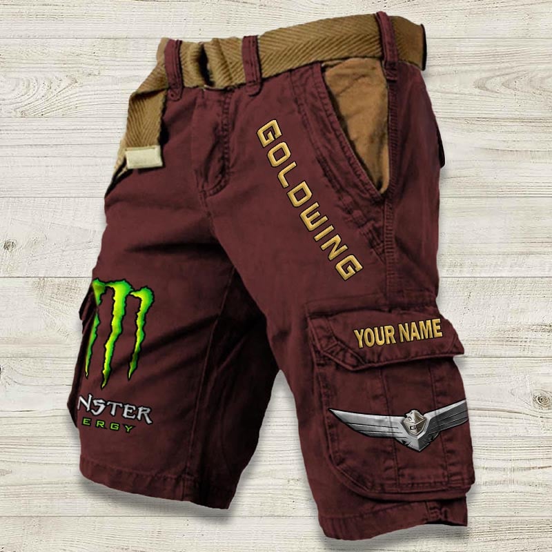 Sportswearmerch Honda Motorcycle Goldwing Motorcycle Denim Short For Fan