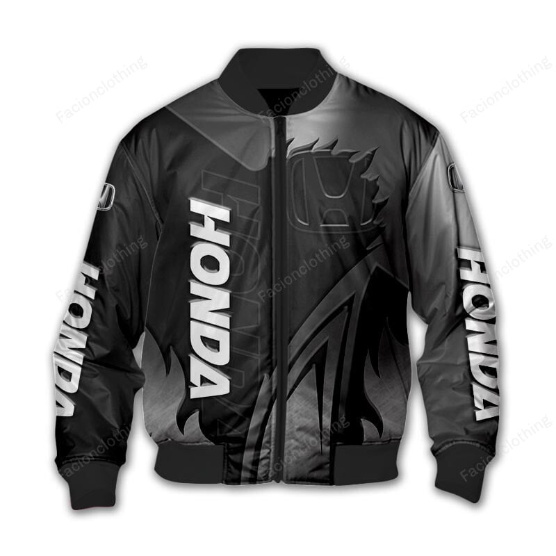 Sportswearmerch Honda Motorcycle Personalized Bomber Jacket For Fan