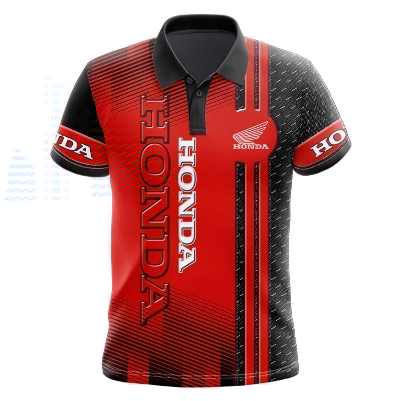 Sportswearmerch Honda Motorcycle Personalized Fashion Polo Shirt For Fan