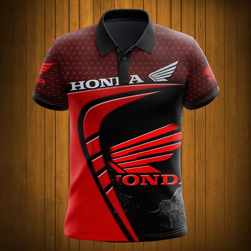Sportswearmerch Honda Motorcycle Personalized Fashion Polo Shirt For Fan