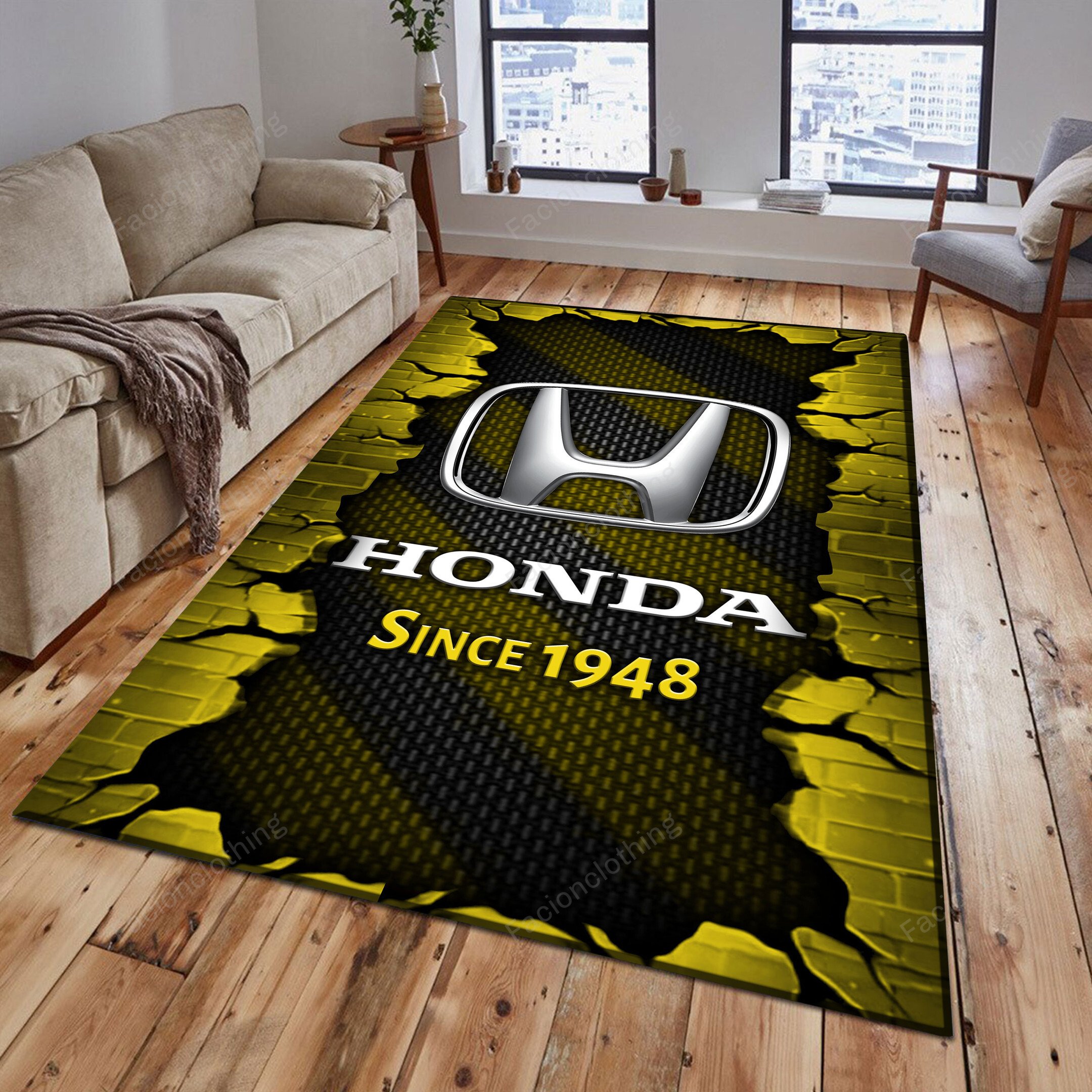 Sportswearmerch Honda Motorcycle Personalized Rug For Fan