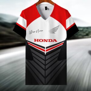 Sportswearmerch Honda Motorcycle V-neck Women T-shirt For Fan