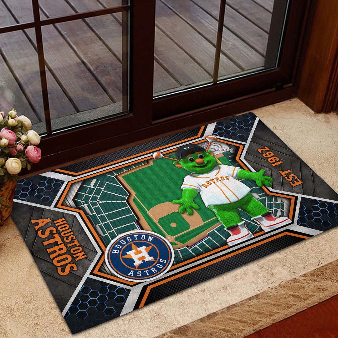 Sportswearmerch Houston Astros MLB Custom Doormat For Fan