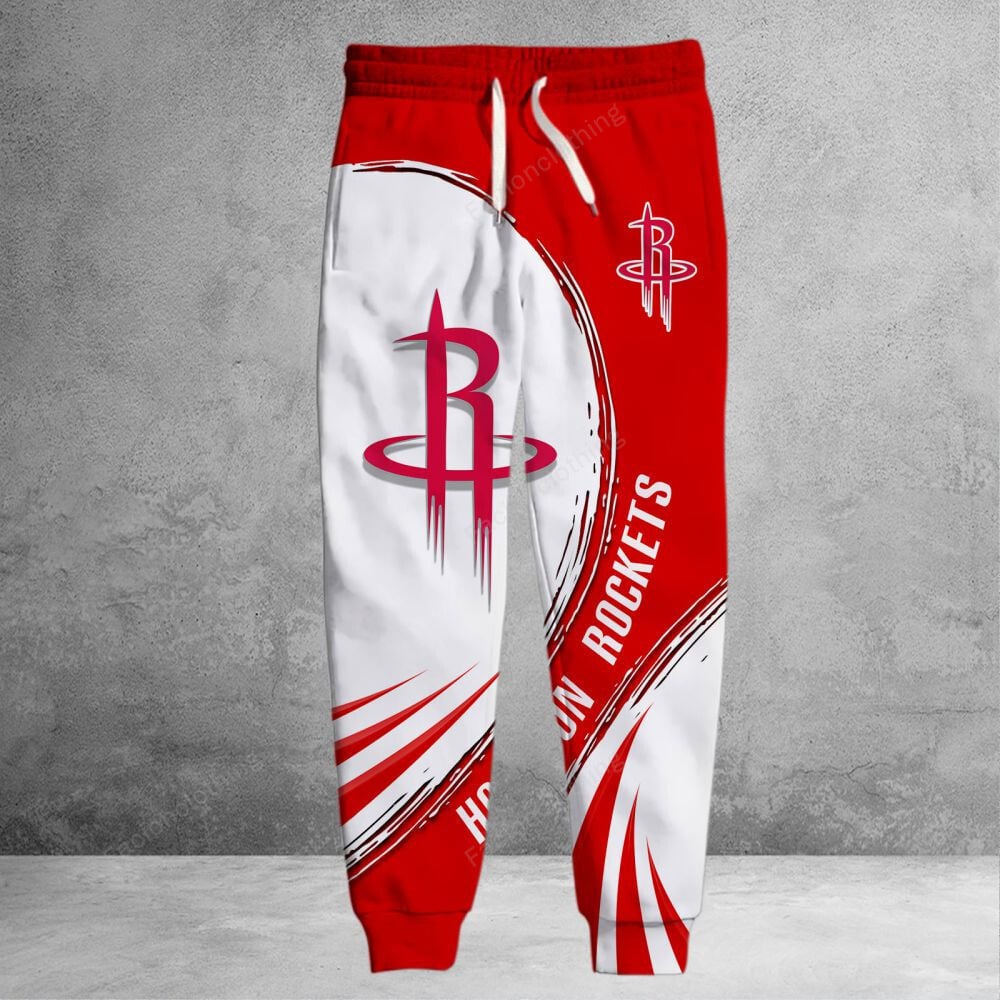 Sportswearmerch Houston Rockets NBA Personalized Long Pant For Fan