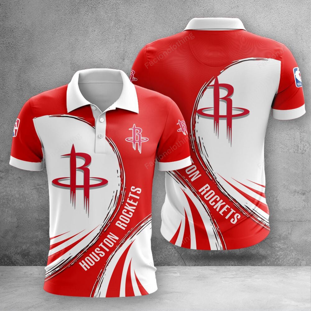Sportswearmerch Houston Rockets NBA Personalized Polo Shirt For Fan
