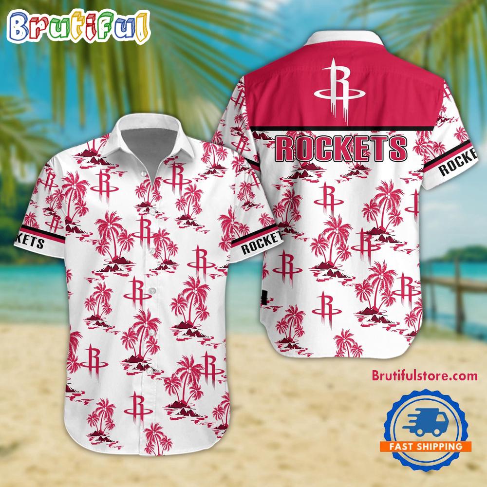 Sportswearmerch Houston Rockets NBA Summer Personalized Hawaiian Shirt For Fan