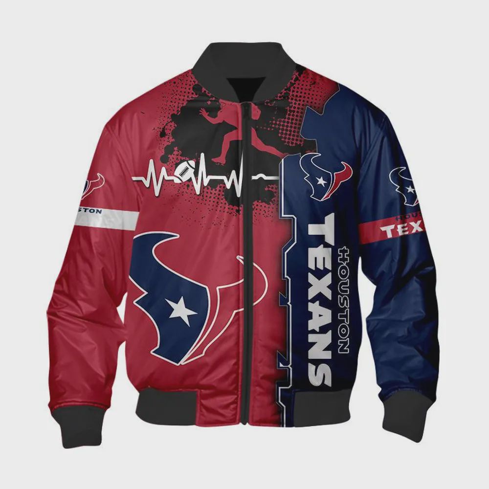 Sportswearmerch Houston Texans NFL Bomber Jacket For Fan