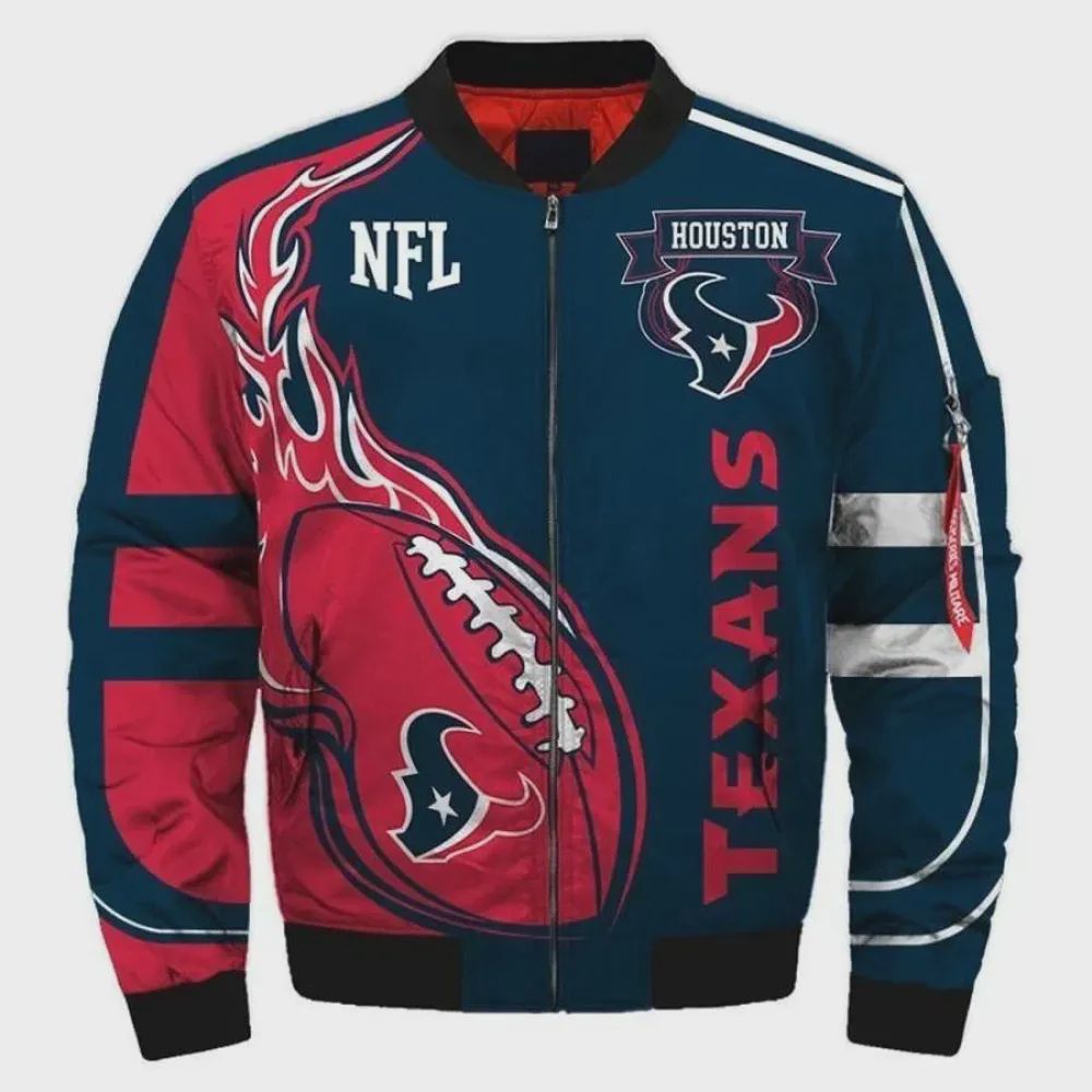 Sportswearmerch Houston Texans NFL Bomber Jacket For Fan