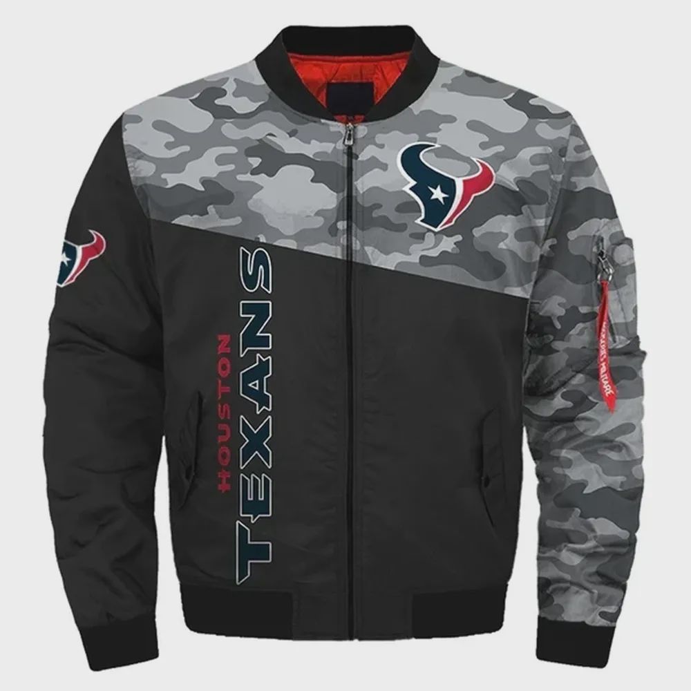 Sportswearmerch Houston Texans NFL Bomber Jacket For Fan