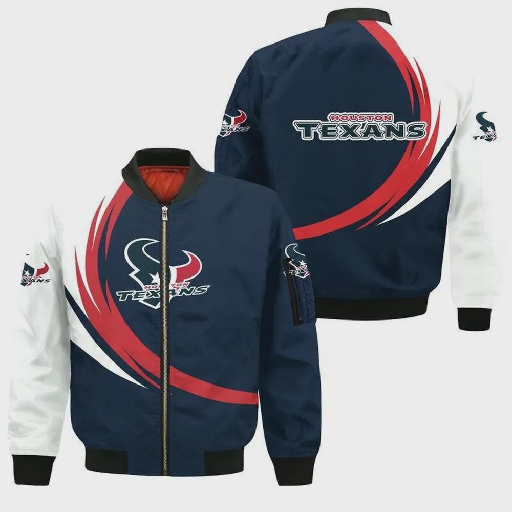 Sportswearmerch Houston Texans NFL Bomber Jacket For Fan