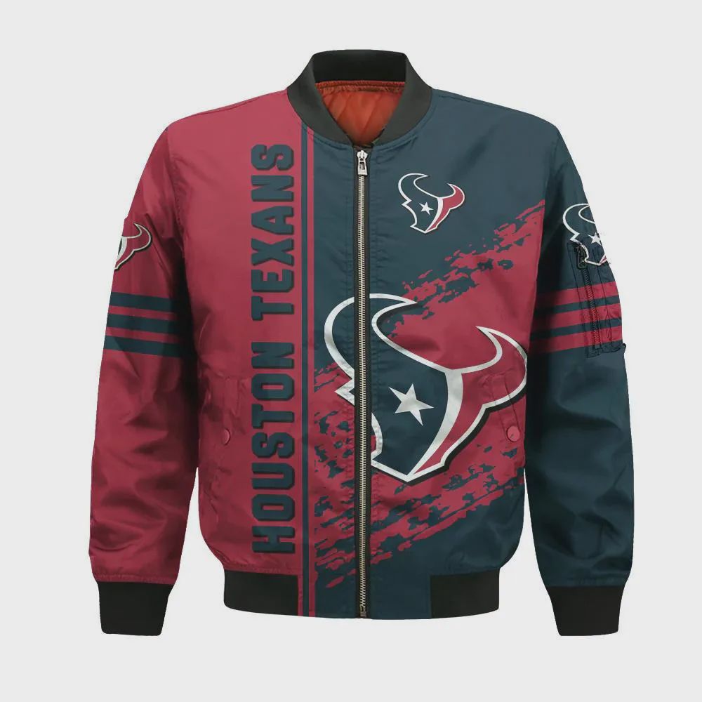 Sportswearmerch Houston Texans NFL Bomber Jacket For Fan