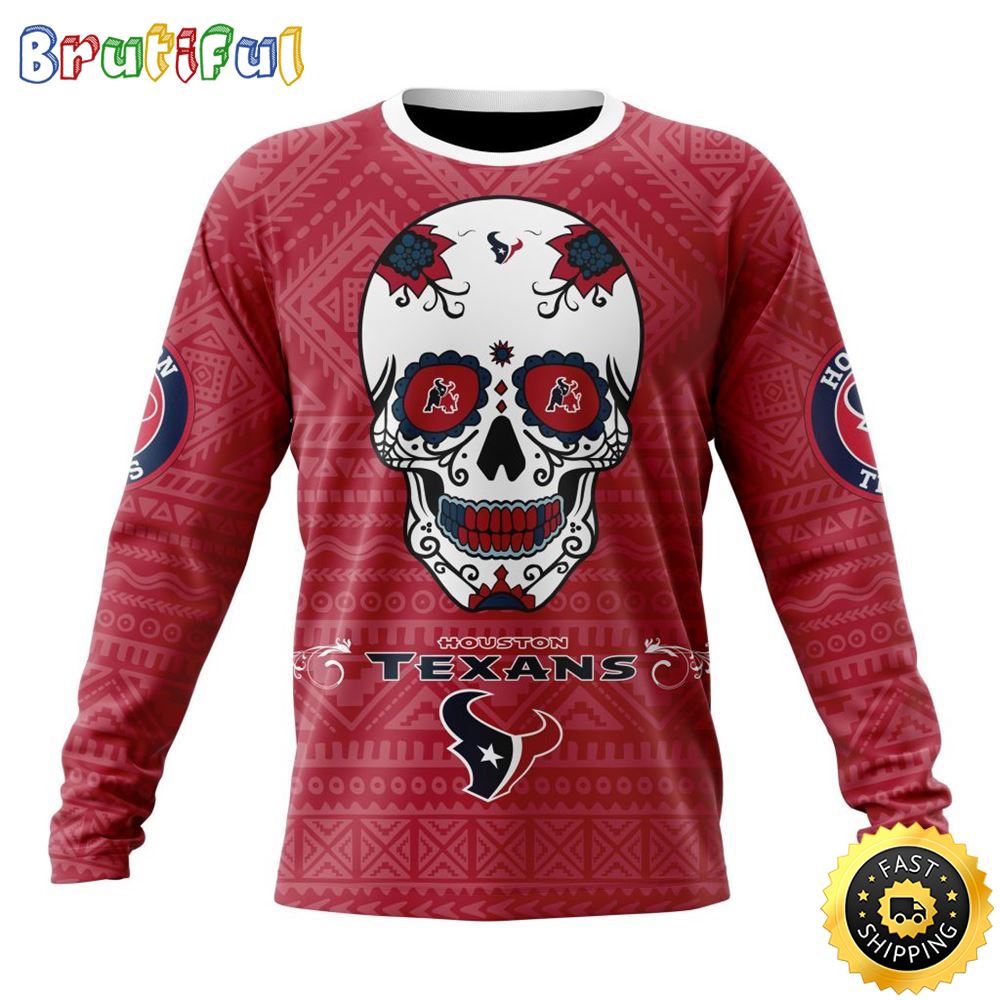 Sportswearmerch Houston Texans NFL Crewneck Personalized Sweater For Fan