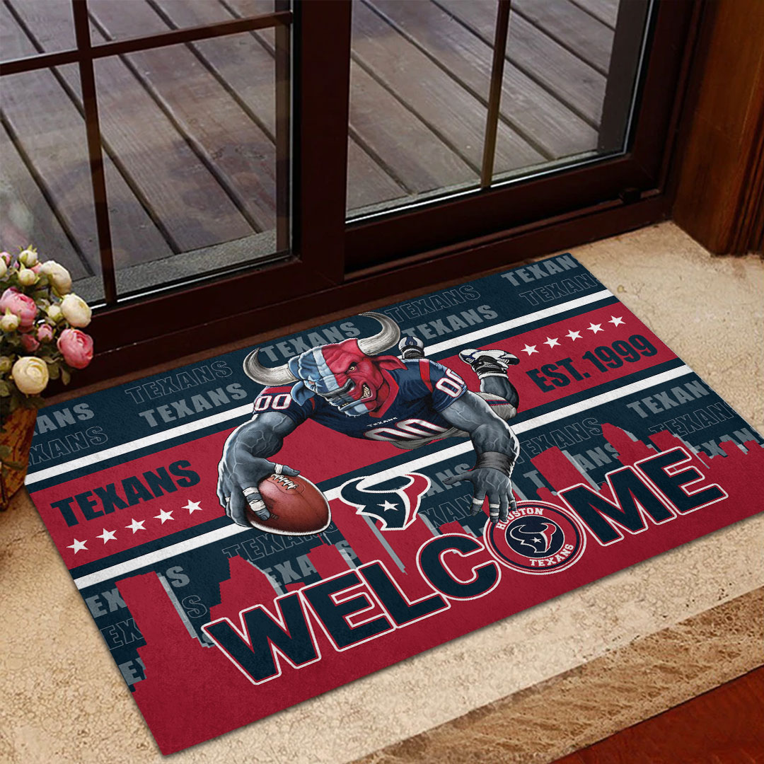 Sportswearmerch Houston Texans NFL Custom Doormat For Fan