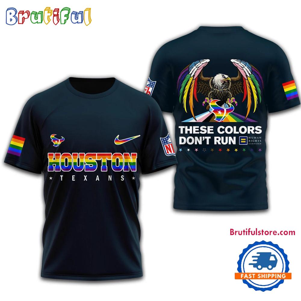 Sportswearmerch Houston Texans NFL Football Campaign LGBT T-Shirt For Fan