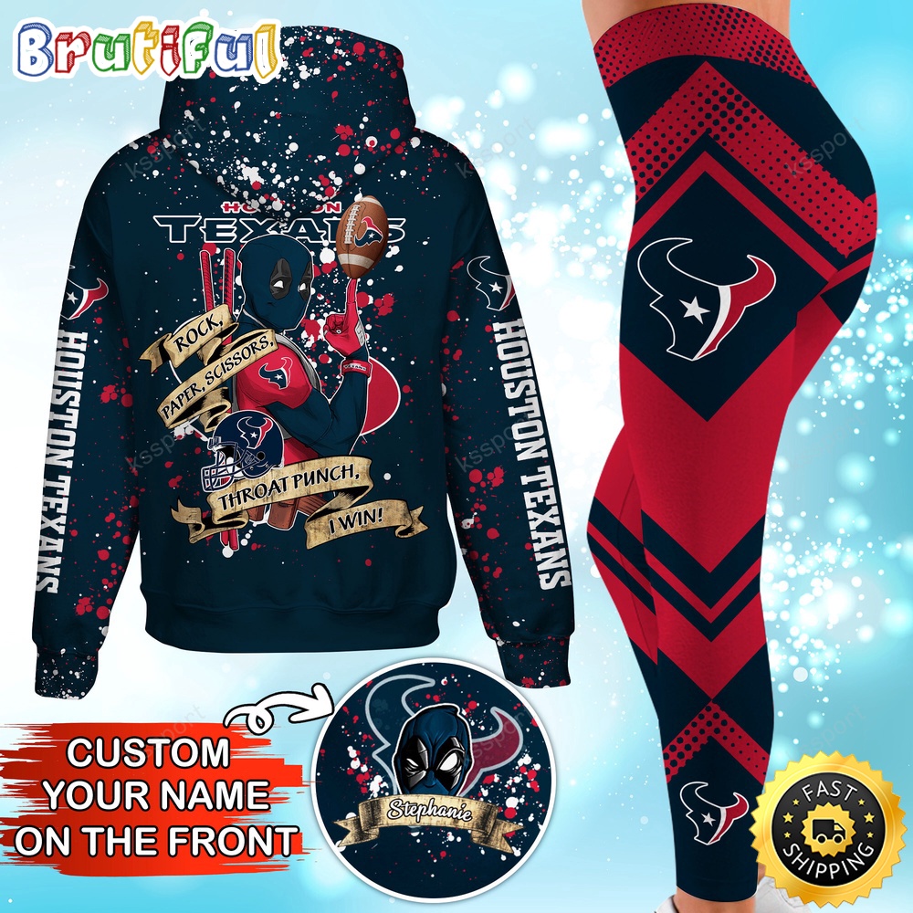Sportswearmerch Houston Texans NFL Hoodie Leggings For Fan