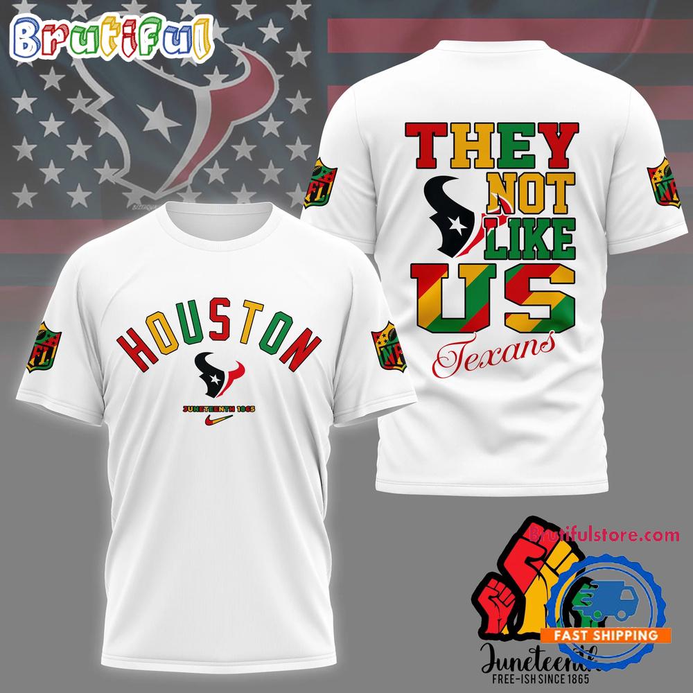 Sportswearmerch Houston Texans NFL Juneteenth Freedom Day T-Shirt For Fan