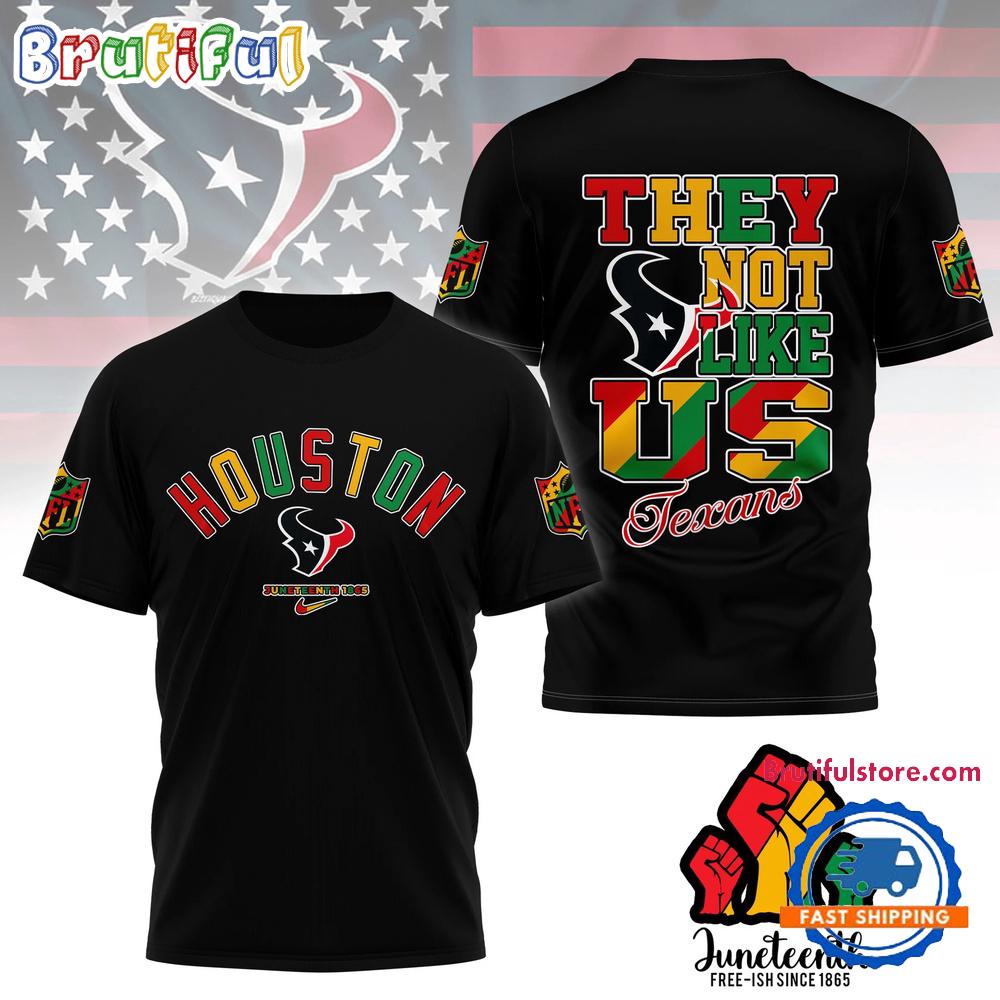 Sportswearmerch Houston Texans NFL Juneteenth Freedom Day Unisex T-Shirt For Fan