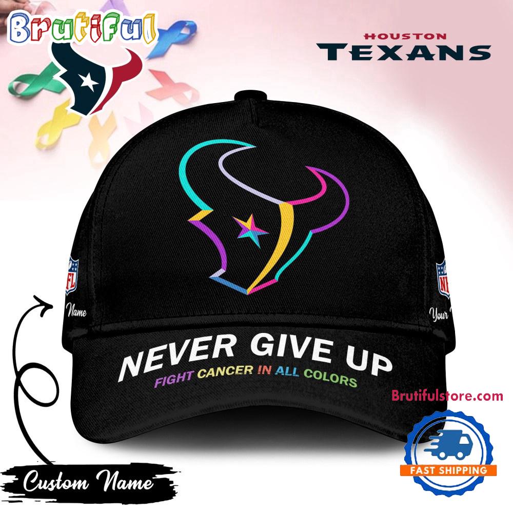 Sportswearmerch Houston Texans NFL Never Give Up Classic Cap For Fan