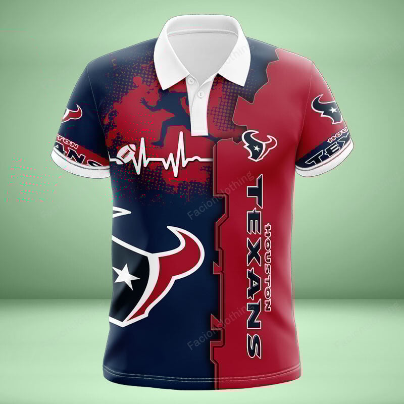 Sportswearmerch Houston Texans NFL Personalized Polo Shirt For Fan