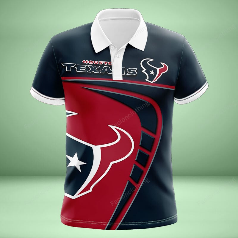 Sportswearmerch Houston Texans NFL Personalized Polo Shirt For Fan