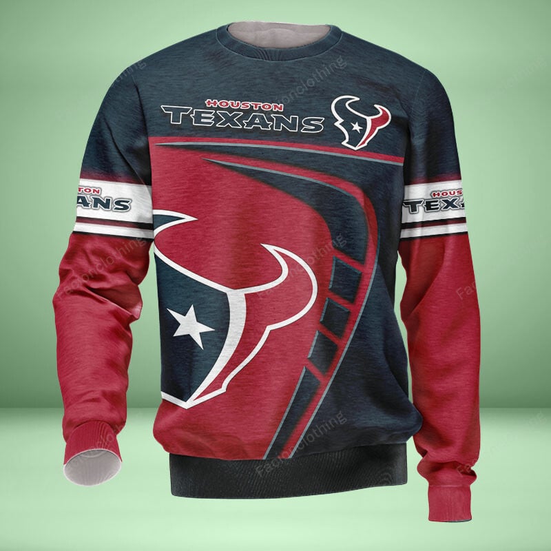 Sportswearmerch Houston Texans NFL Personalized Sweater For Fan