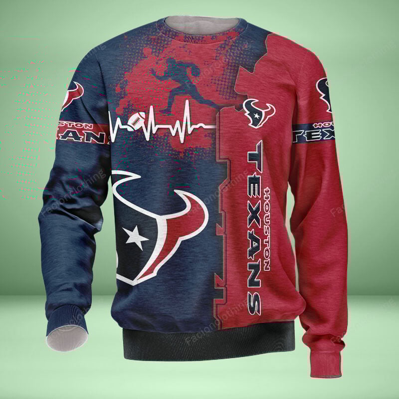 Sportswearmerch Houston Texans NFL Personalized Sweater For Fan