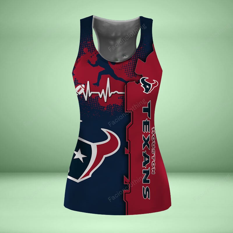 Sportswearmerch Houston Texans NFL Personalized Women Tanktop For Fan