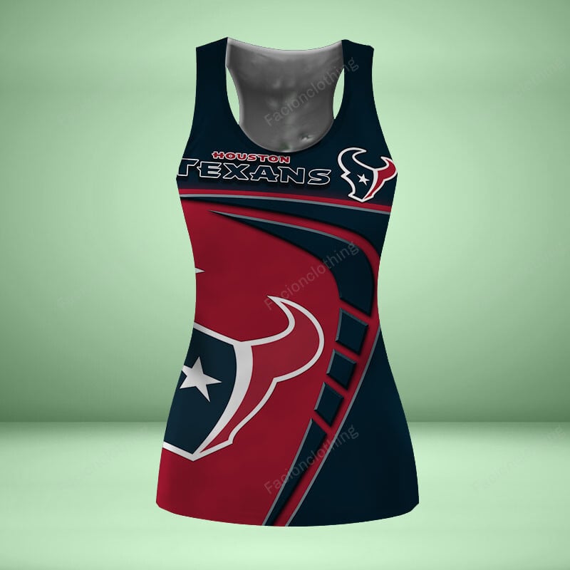 Sportswearmerch Houston Texans NFL Personalized Women Tanktop For Fan