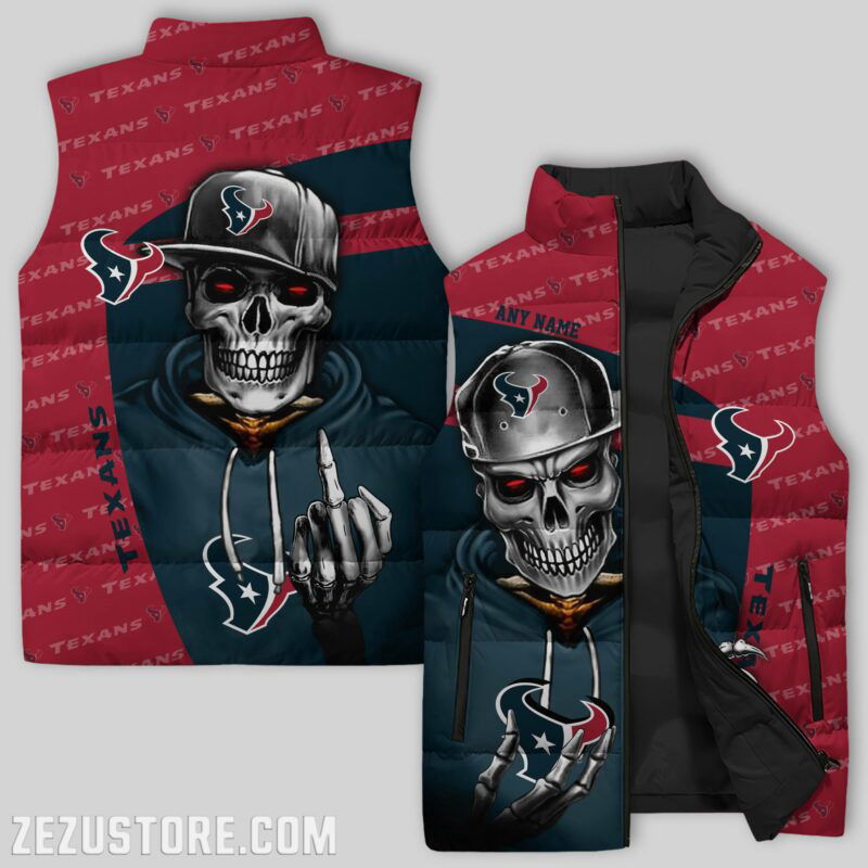 Sportswearmerch Houston Texans NFL Sleeveless Puffer Jacket For Fans