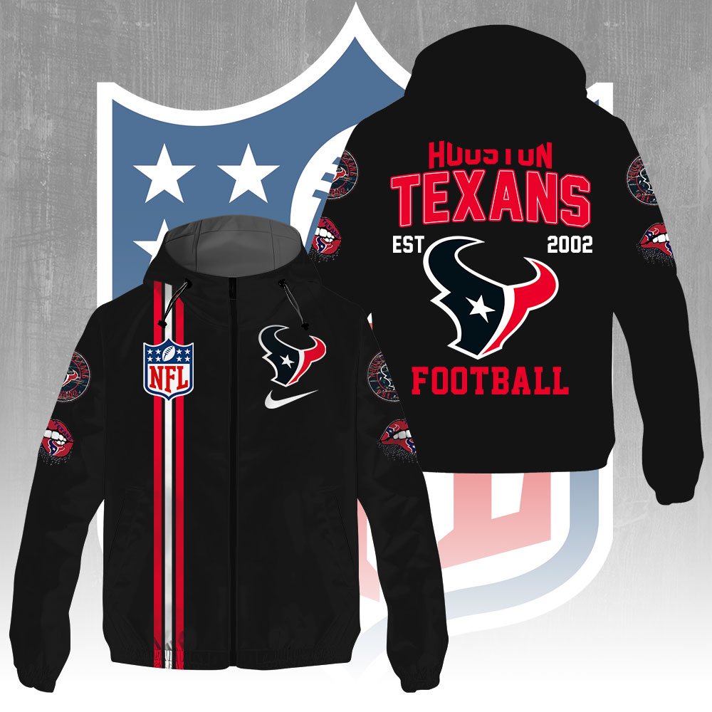 Sportswearmerch Houston Texans NFL Windbreaker Jacket For Fan