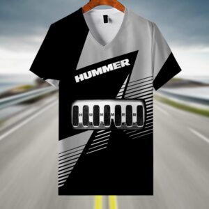 Sportswearmerch Hummer Truck V-neck Women T-shirt For Fan