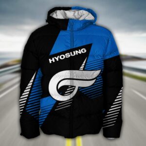 Sportswearmerch Hyosung Motorcycle Puffer Jacket For Fan