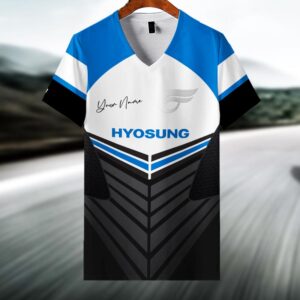 Sportswearmerch Hyosung Motorcycle V-neck Women T-shirt For Fan