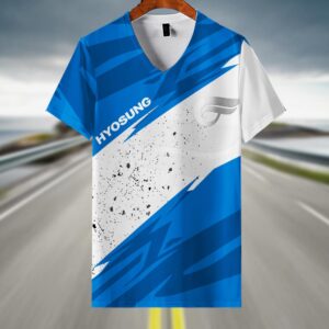 Sportswearmerch Hyosung Motorcycle V-neck Women T-shirt For Fan